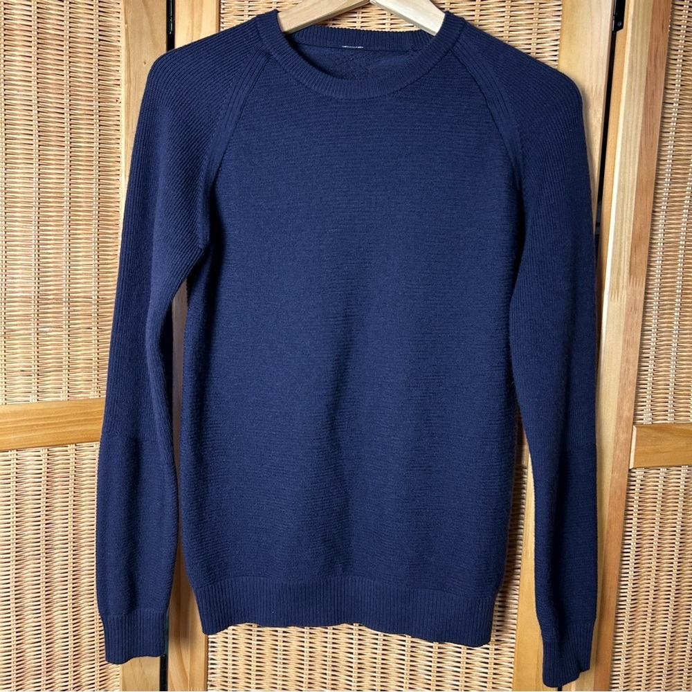 Lululemon Women’s Navy Blue Simply Wool Sweater size s